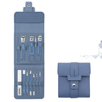 16-Pcs Nail Clipper & Manicure Set with PU Bag