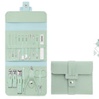 16-Pcs Nail Clipper & Manicure Set with PU Bag