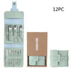 16-Pcs Nail Clipper & Manicure Set with PU Bag